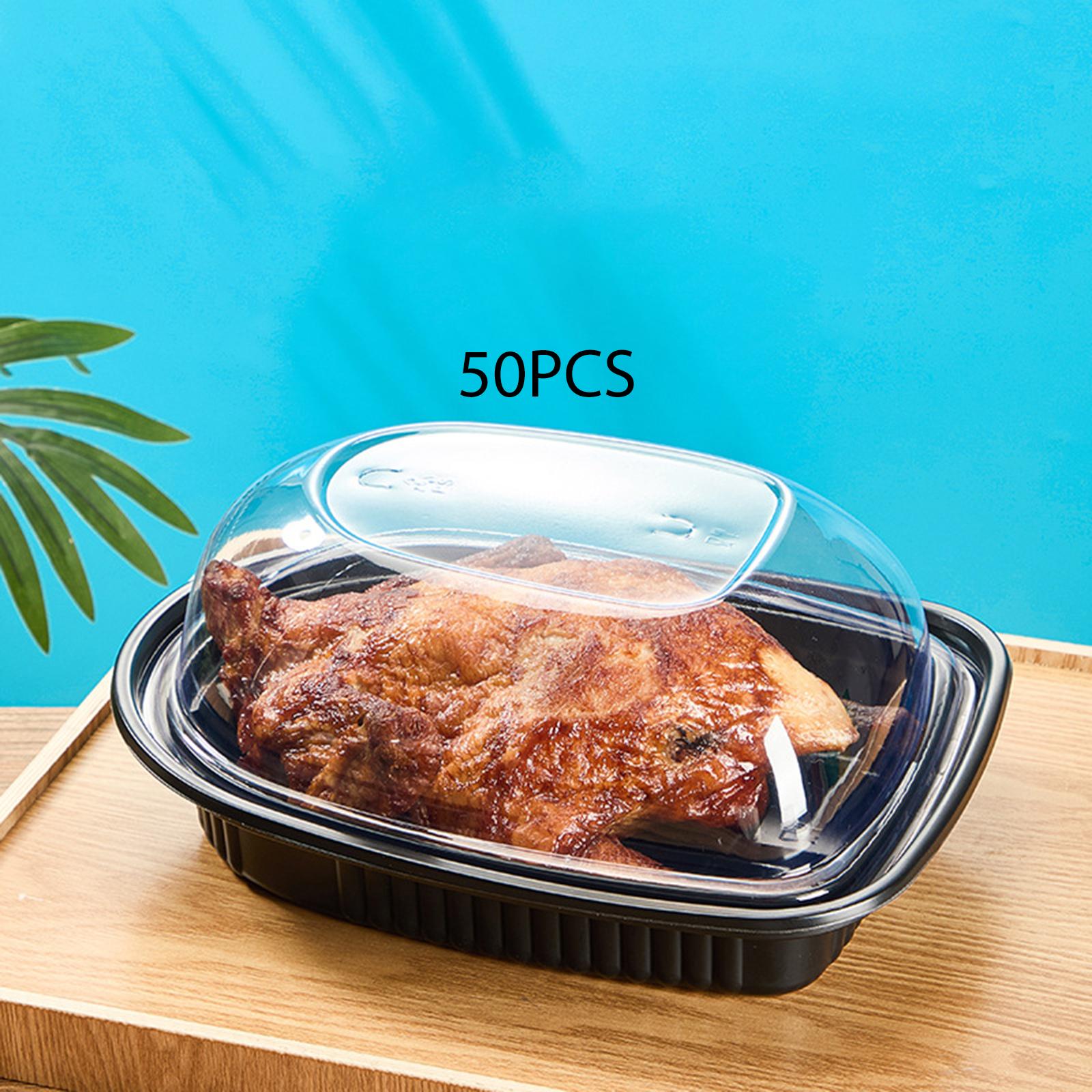 Meal Prep Rotisserie Chicken - Kotak Rotisserie Ayam Panggang Sekali Pakai,