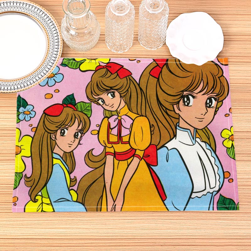 Food Prep Mat - Haekarasan alas meja makan Linen motif