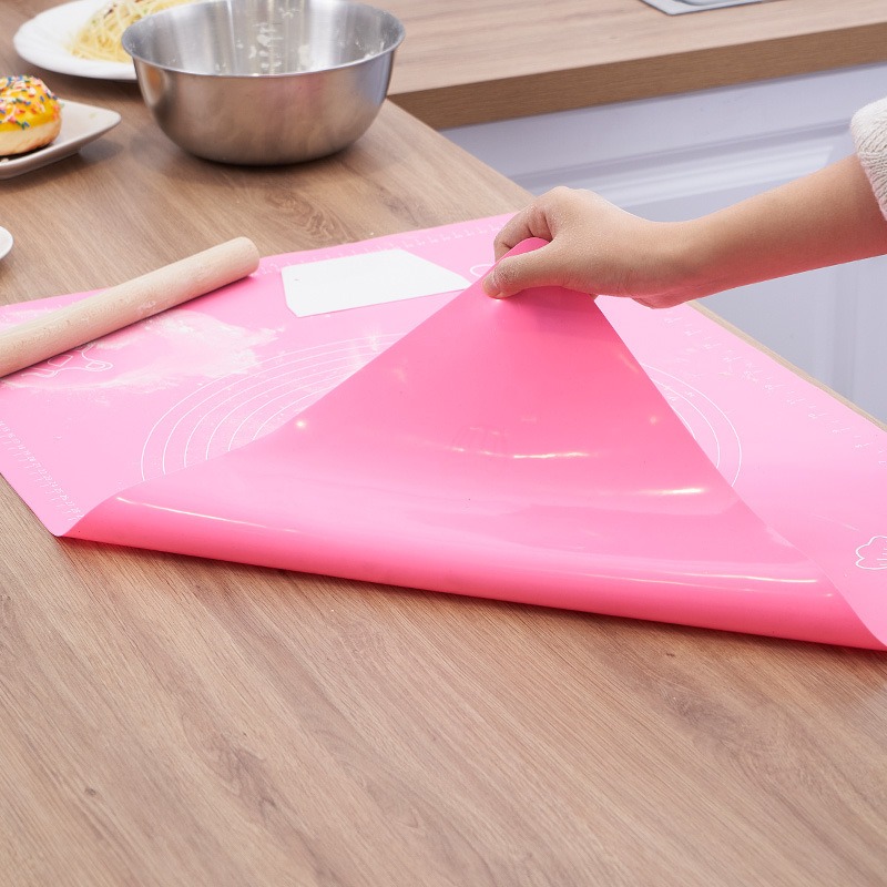 Food Prep Mat - Alas Silikon untuk Menggiling Adonan, Food