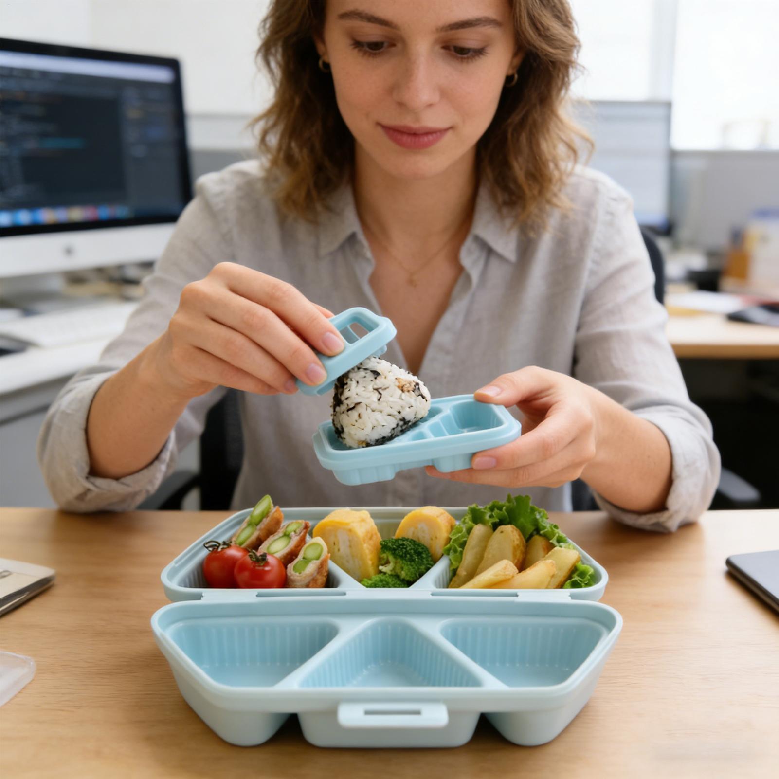 Cetakan Nasi Kepal 6 Lubang, W - Meal Prep Japanese Food ulasan dan harga
