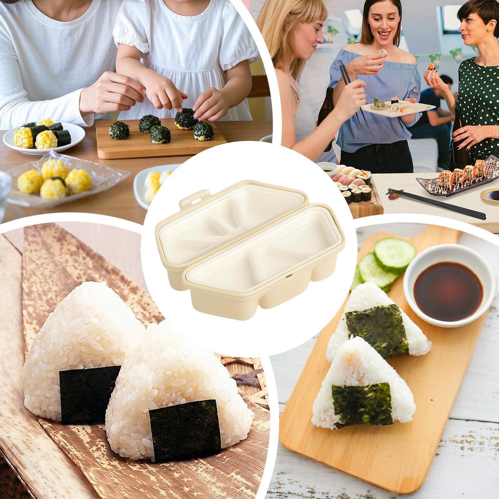 Cetakan Nasi Kepal 6 Lubang, W - Meal Prep Japanese Food ulasan dan harga