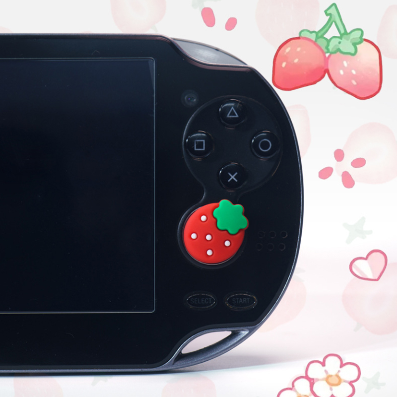 4 Buah Penutup Joystick Tutup  - Strawberry Huller ulasan dan harga