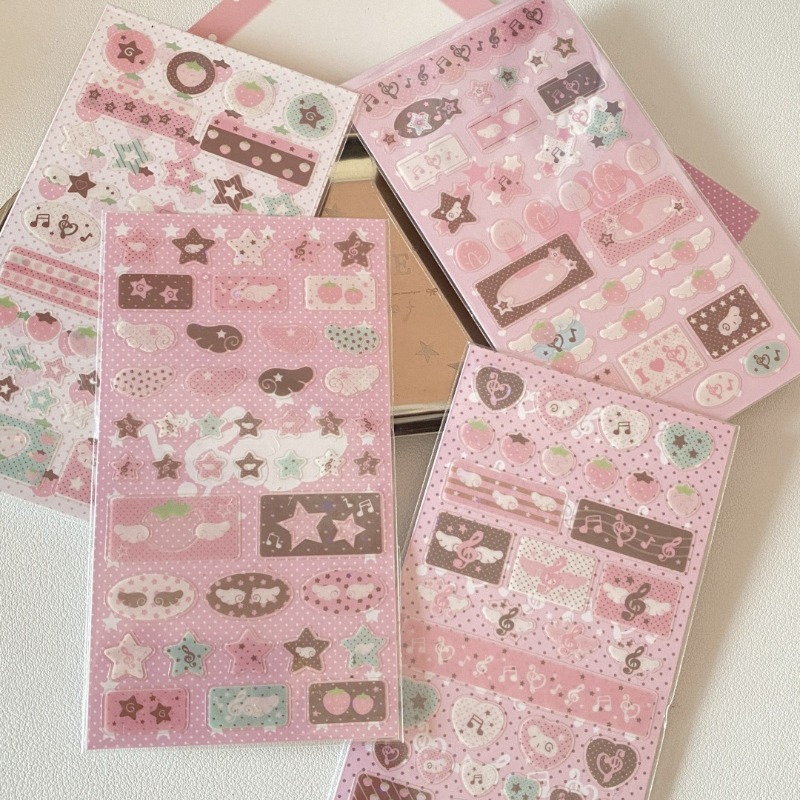 Stiker Scrapbooking Film Glitt - Strawberry Huller ulasan dan harga