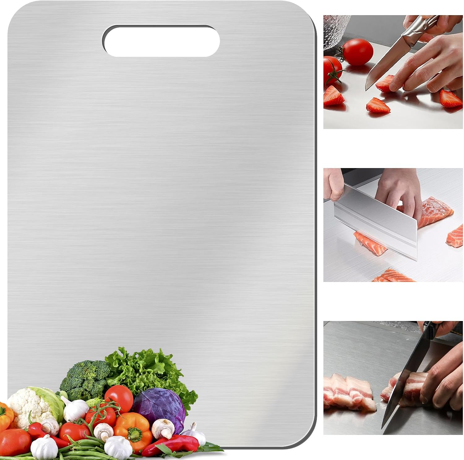 1 Pak Papan Pemotong Titanium  - Food Prep Mat ulasan dan harga