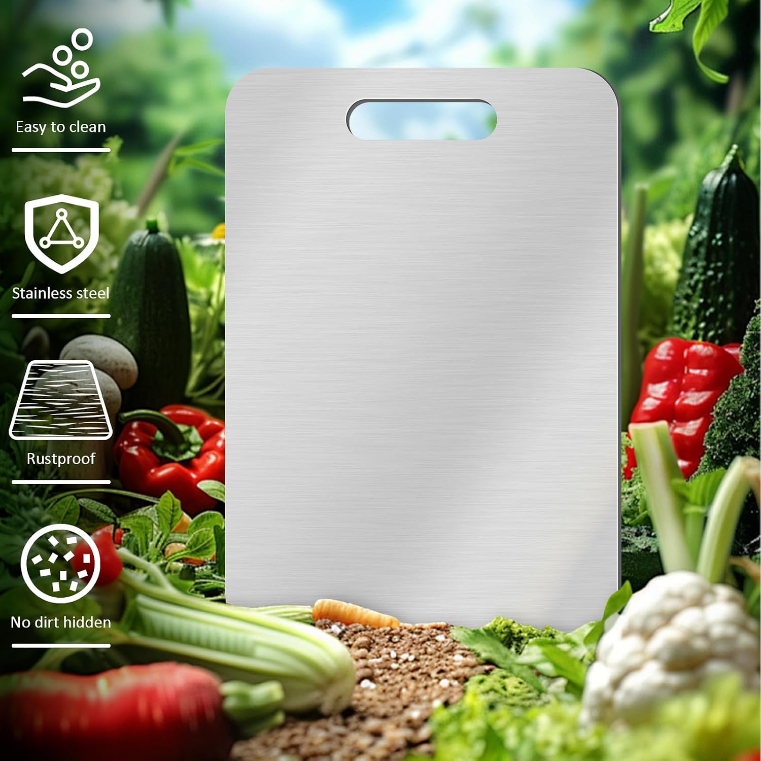 1 Pak Papan Pemotong Titanium  - Food Prep Mat ulasan dan harga