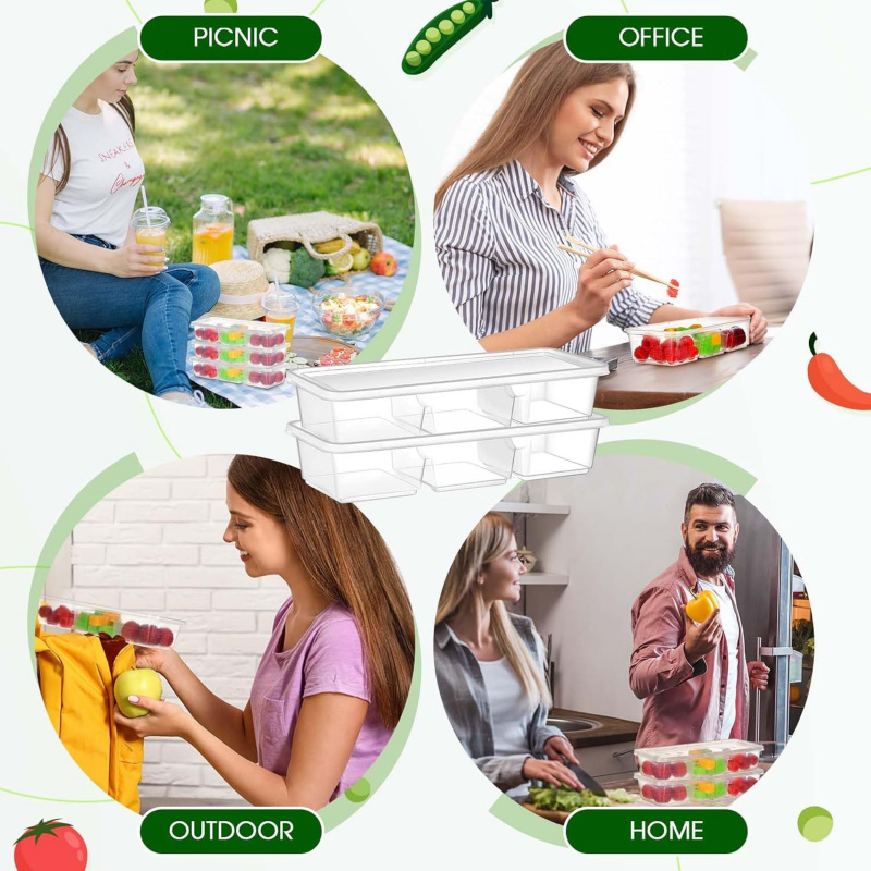 【Kotak Makan 3 Sekat 25 Buah】K - Meal Prep Japanese Food ulasan dan harga