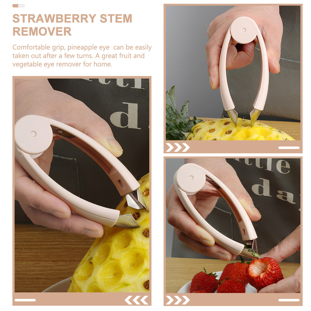 Alat Pengupas Inti Nanas yang  - Strawberry Huller ulasan dan harga