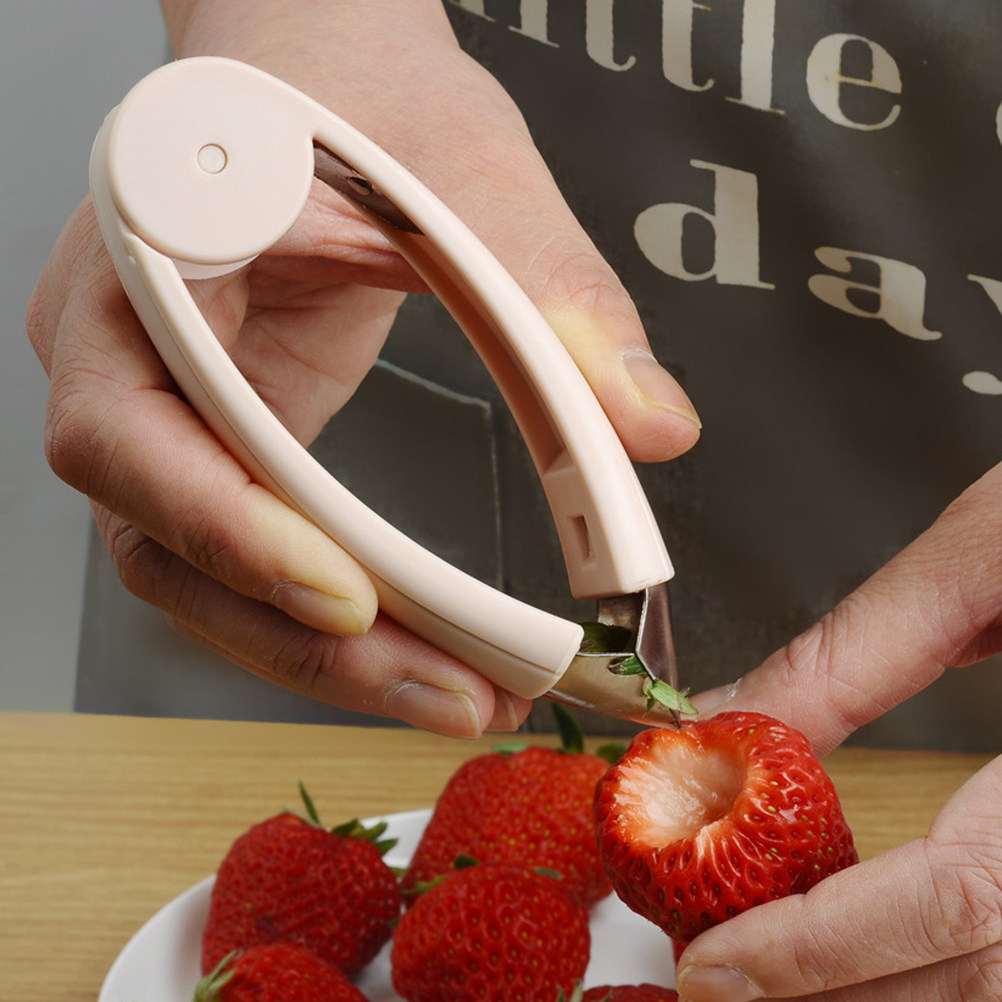 Alat Pengupas Inti Nanas yang  - Strawberry Huller ulasan dan harga