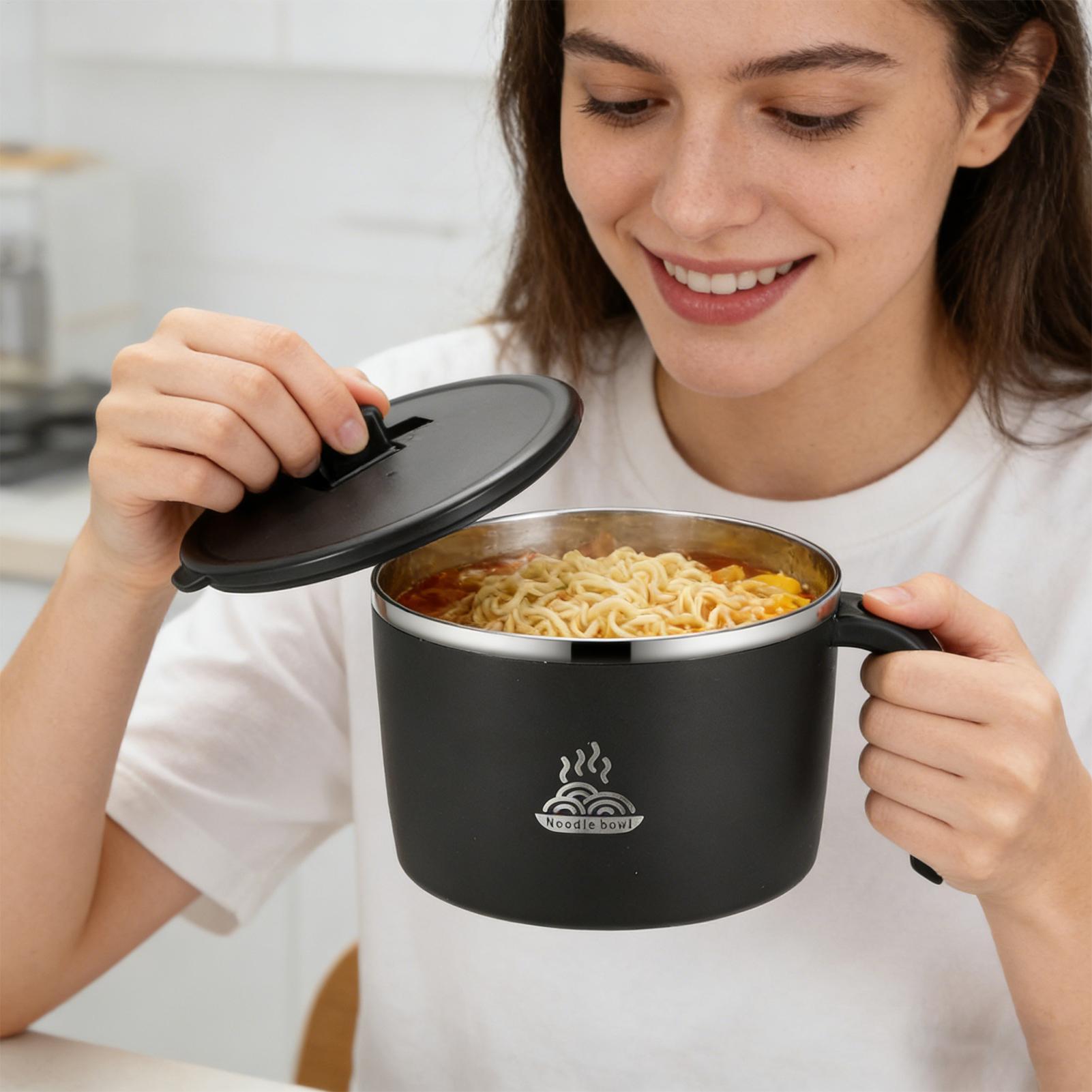 Mangkuk Sup Dengan Tutup Wadah - Meal Prep Noodles ulasan dan harga
