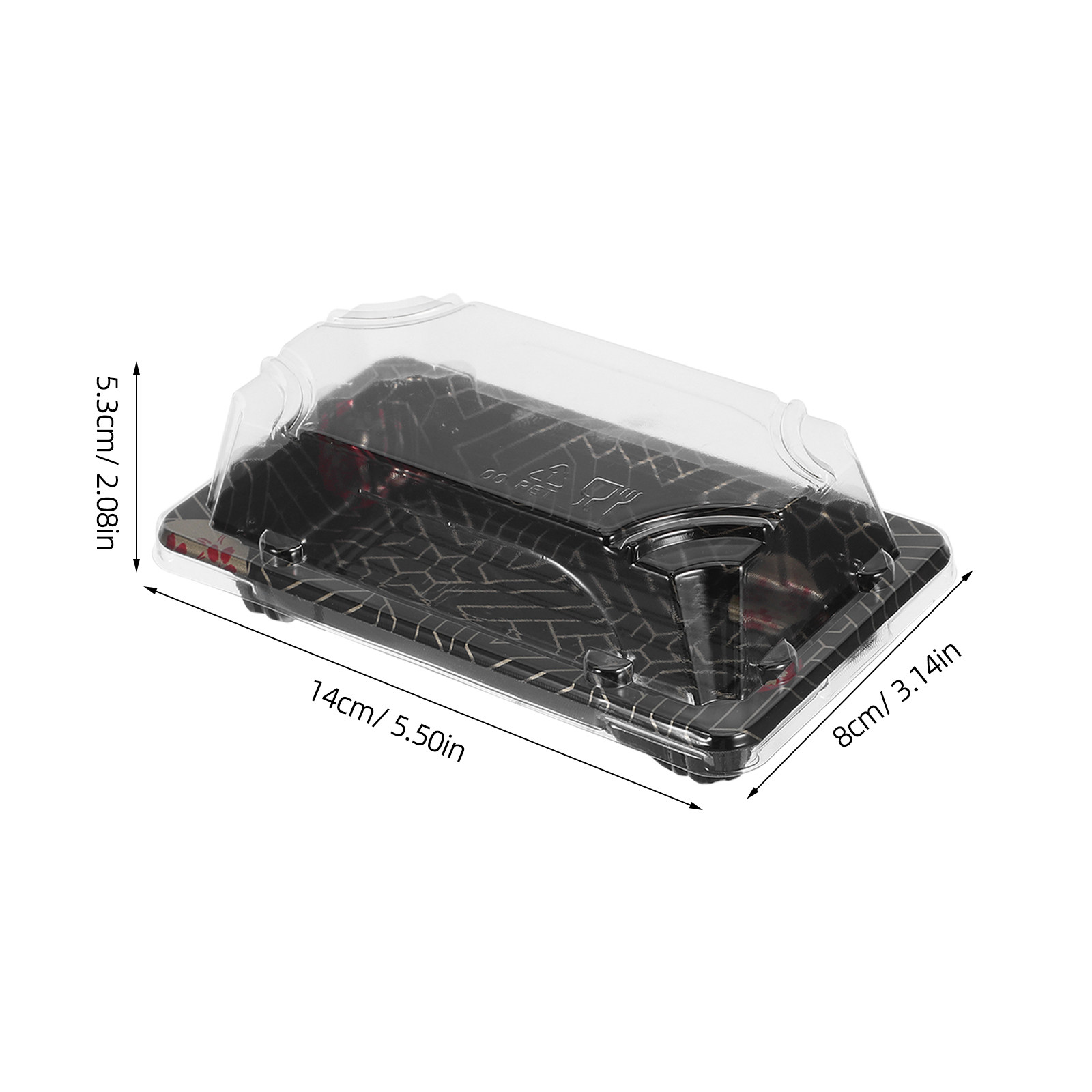 50Pcs Wadah Sushi Gaya Jepang  - Meal Prep Japanese Food ulasan dan harga