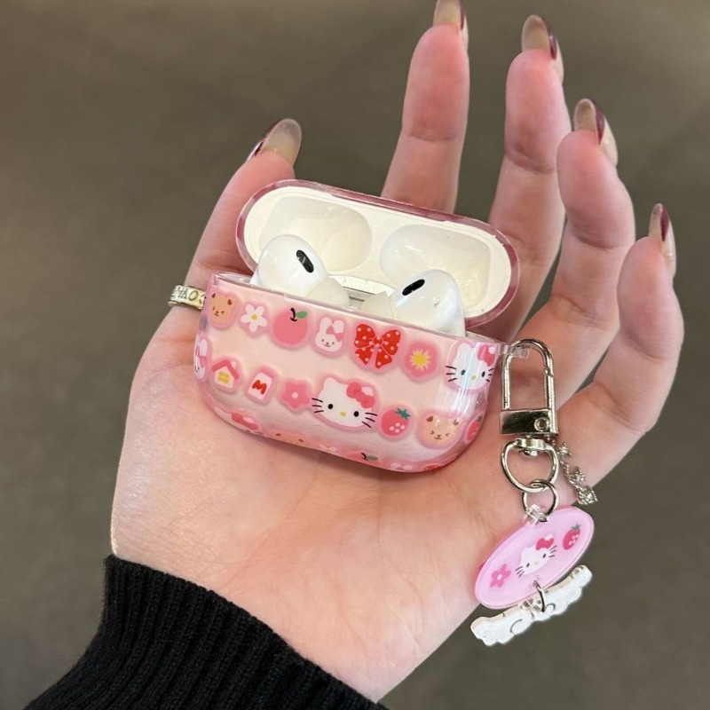 Casing Headset Hello Kitty Aks - Strawberry Huller ulasan dan harga