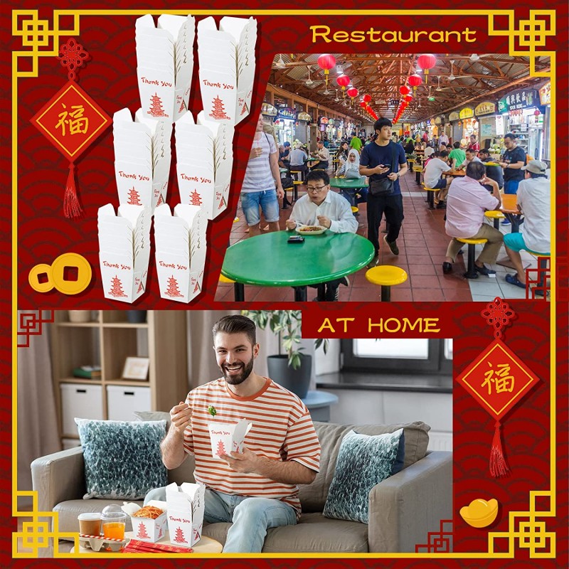 Pagoda Cina Bawa Pulang Wadah  - Meal Prep Noodles ulasan dan harga