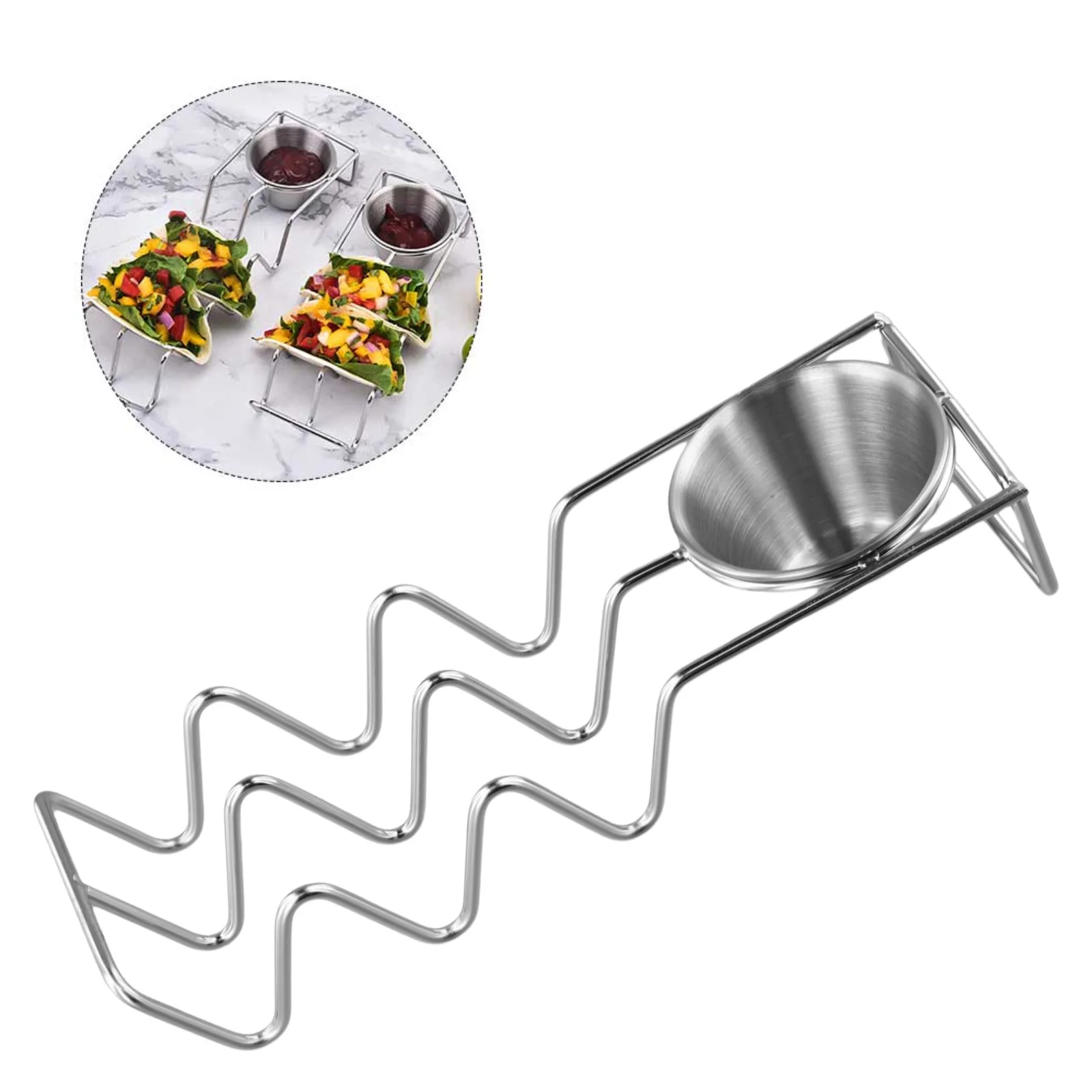 Set 4 Penyangga Taco dari Baja - Meal Prep Wraps ulasan dan harga